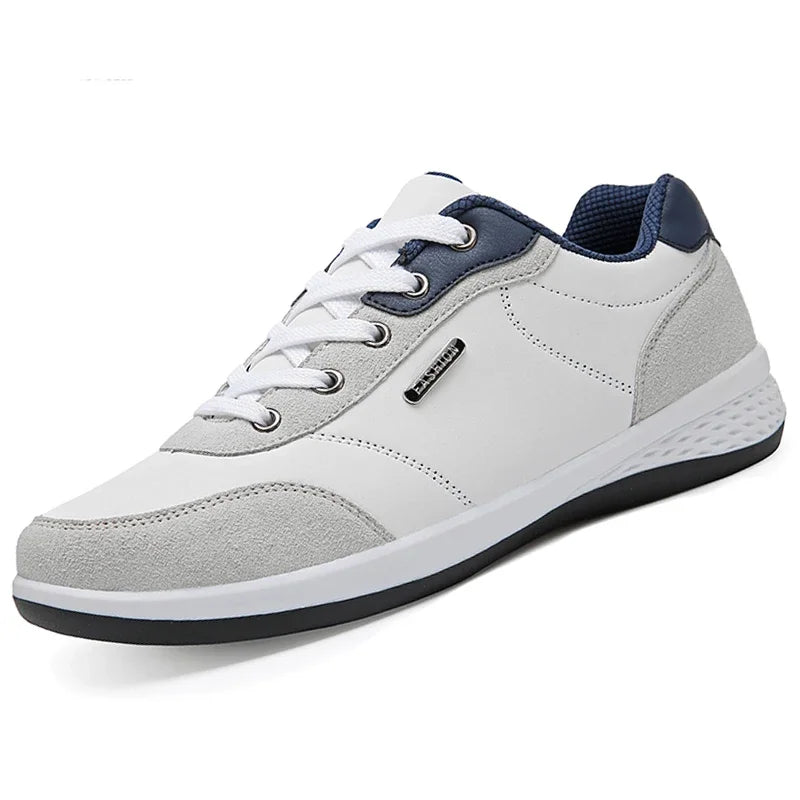 Leather Men Shoes Sneakers Trend Casual Shoe Comfortable Breathable Leisure Male Sneakers Non-slip Footwear Men Sports Shoes