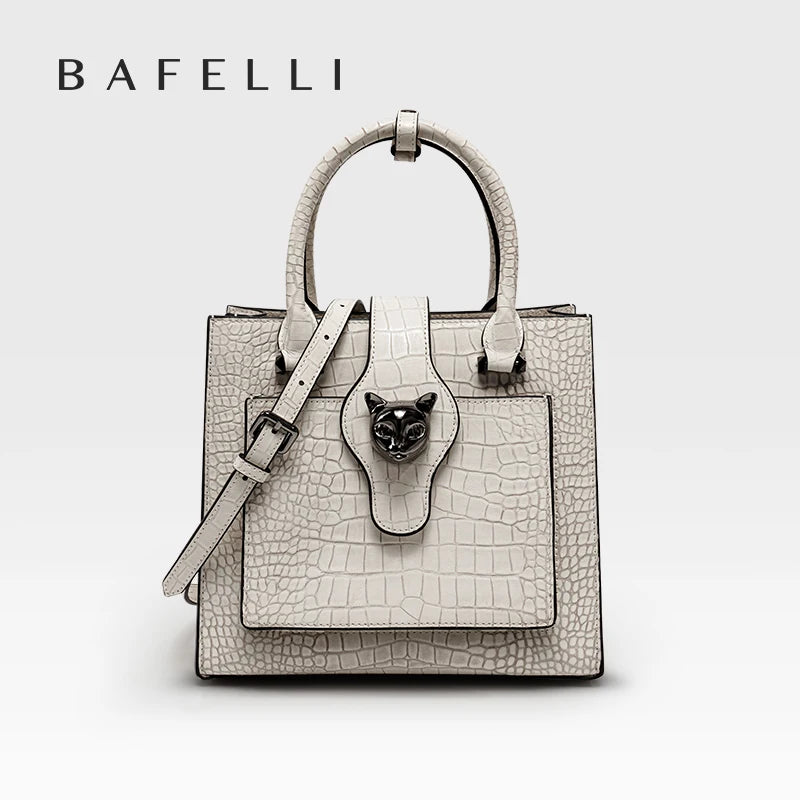 2026 NEW WOMEN'S HANDBAGS BUSINESS LADY GENUINE LEATHER ORIGINAL LUXURY BRAND DESIGNER OFFICE FEMALE BAGS CROSSBODY CAT PURSE