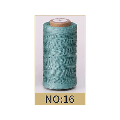 50M 0.8mm Thickness Waxed Thread For Leather Waxed Cord For Diy Handicraft Tool Hand Stitching Thread Flat Waxed Sewing Line