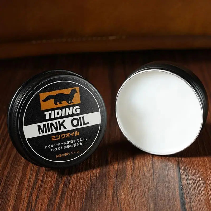 Mink Oil Cream Practical Leather Maintenance Cream Leathercraft Accessories for Shoes Bags Leather Care Repair Wax Dropshipping