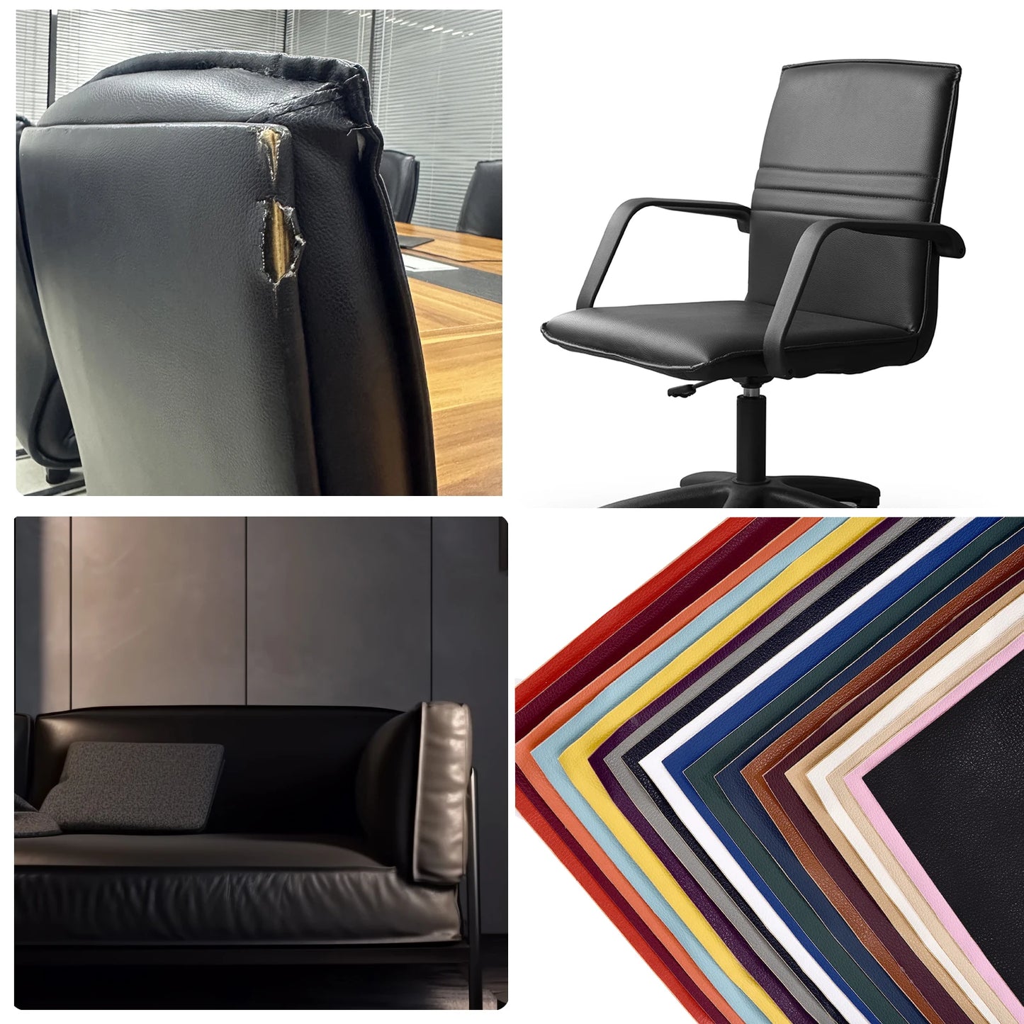 PU Leather Patches Stickers Self Adhesive Leather Fabric Adhesive Sofa Bag Seat Repair DIY Patch 20x30cm 25x60cm 10x20cm