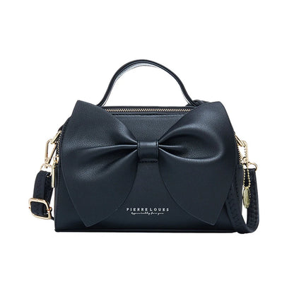 Elegant Women PU Leather Handbags Female Shoulder Crossbody Bags for Women Handbags High Quality Ladies Messenger Hand Bags Bow