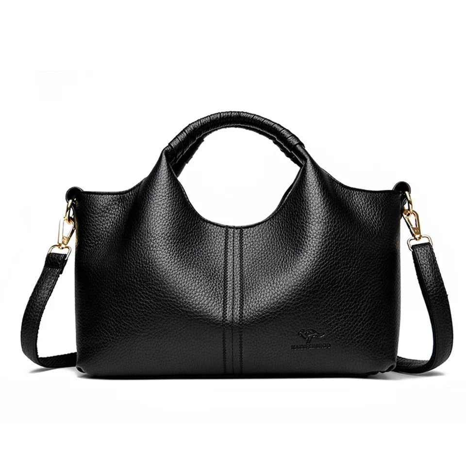 High Quality Soft Leather Women's Handbag Tote Bag Fashion Luxury Women Shoulder Bag Trendy Female Commute Crossbody Bags Wallet