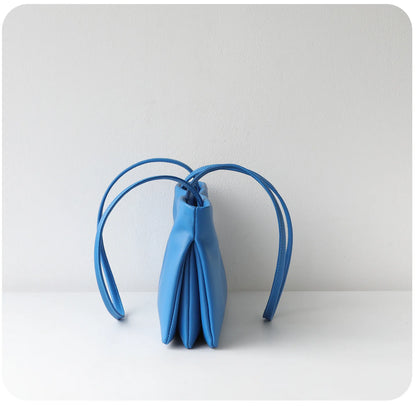 Women's Bag 2026 Summer New Style Simple Style Soft Real Leather Organ Underarm Bag Shoulder Bag