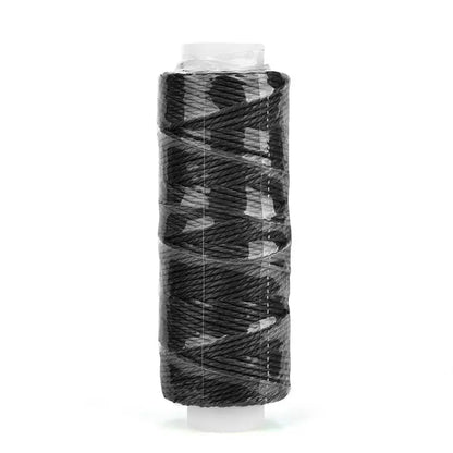 0.65mm Leather Waxed Thread Cord Polyester Coated Sewing Thread DIY Handmade Leather Stitching Rope Bracelets Jewelry 25M