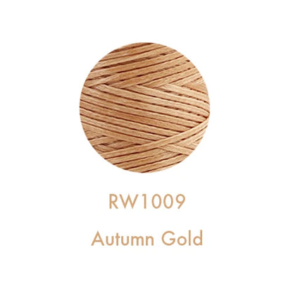 150D 0.8MM Flat Waxed Sewing Thread 260Meters Waxed Thread For Leather Waxed Cord For Leather Craft Hand Stitching Thread