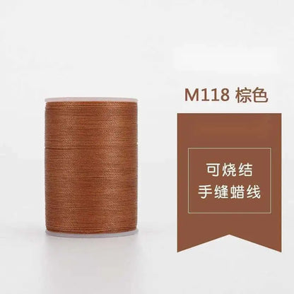 Hand High Quality Durable 0.35/0.45/0.55mm Leather Waxed Flat Wax Thread Cord For DIY Handicraft Tool Stitching Thread