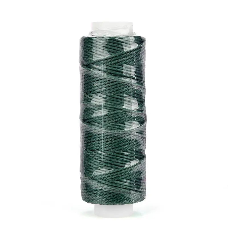 0.65mm Leather Waxed Thread Cord Polyester Coated Sewing Thread DIY Handmade Leather Stitching Rope Bracelets Jewelry 25M