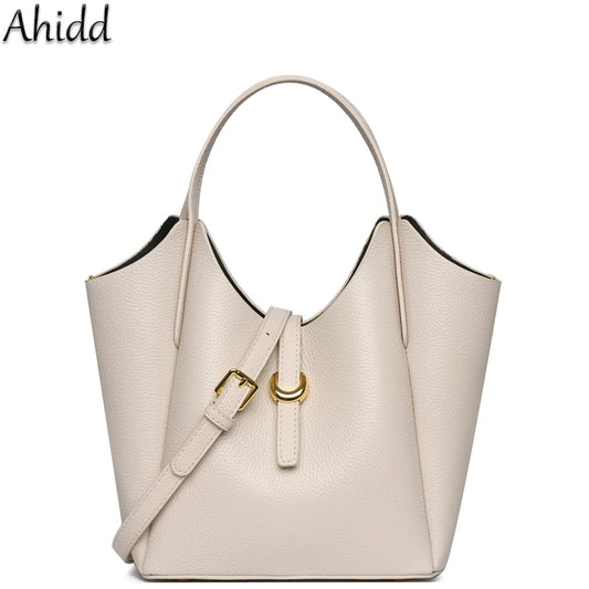 100% Genuine Cow Leather Handbag Women Fashion Elegant Crossbody Bags for Ladies Small Hand Bag Cowhide Shoulder Bags Designer