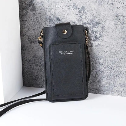 Women Bags Soft Leather Wallets Touch Screen Cell Phone Purse Crossbody Shoulder Strap Handbag For Female Cheap Women's Bags