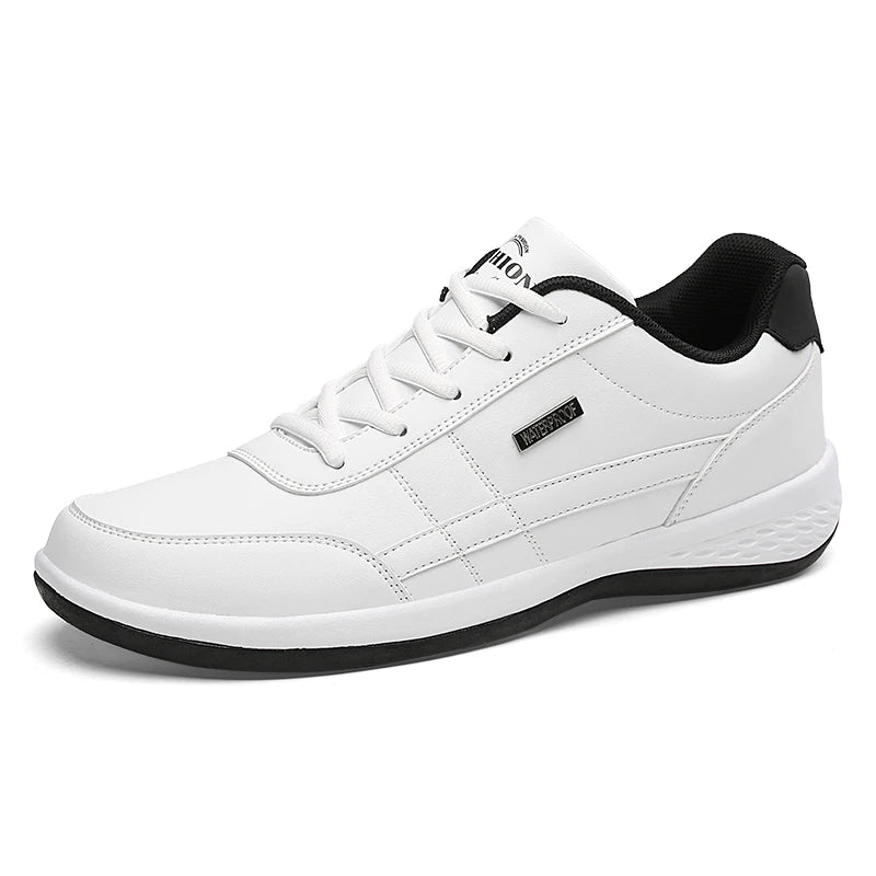 Leather Men Shoes Sneakers Trend Casual Shoe Comfortable Breathable Leisure Male Sneakers Non-slip Footwear Men Sports Shoes