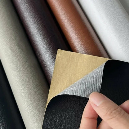 Waterproof and Soft Faux Leather DIY Self-Adhesive Leather Film Suitable for Sofa Repair and Leather Furniture