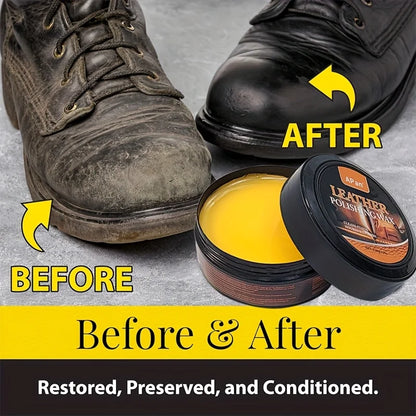 Leather Saddle Care Treatment Oil-Softens,Protects and Restores Leather Conditioner Luster for Saddles,Shoes,Bags,Jackets & Sofa