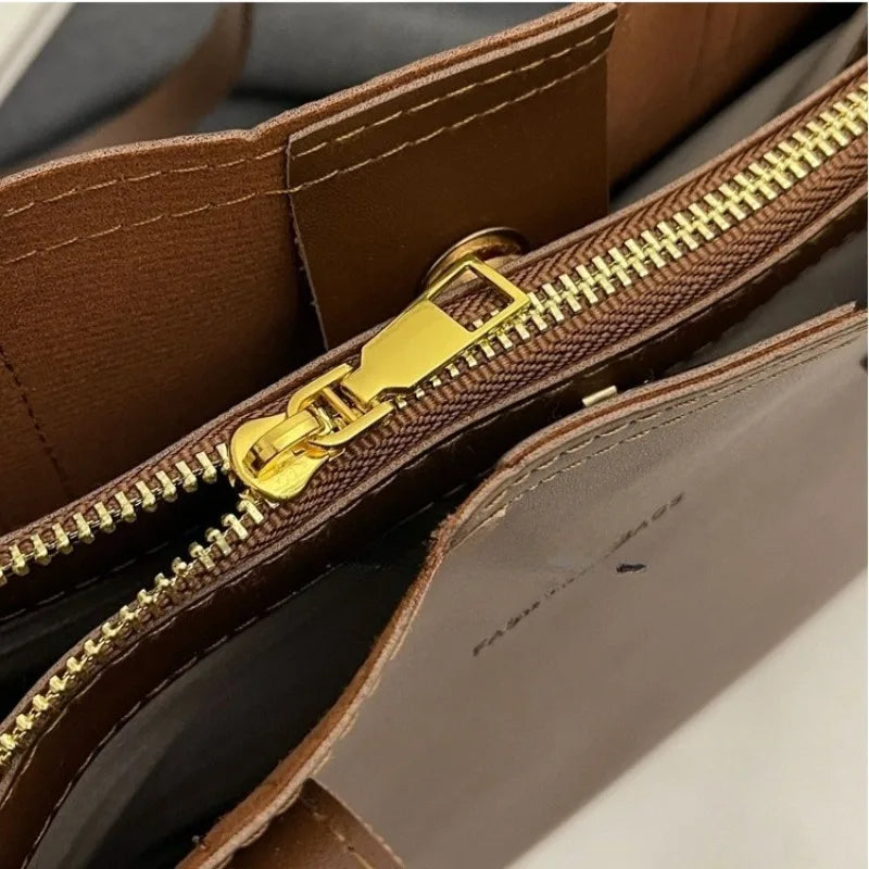 Women's Tote Bag Women Handbags Large Capacity Female Luxury High Quality PU Leather Simple Designer Shoulder Bag Сумка Женская