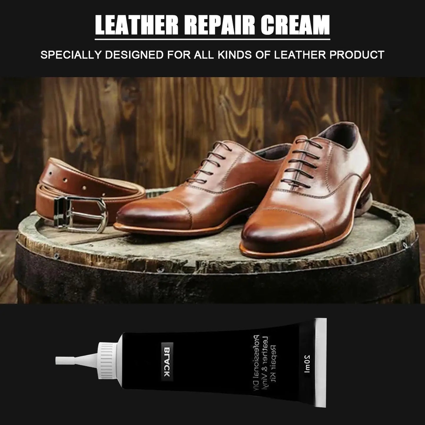 Leather Recoloring Repair 20ml Complementary Gel For Leather Cracks Leather Restoration Paste For Leather Furniture Bags Shoes