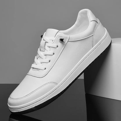 Fashion Brand Men's Sports Leisure Shoes Summer Breathable Men's Genuine Leather Shoes Office Business Formal Shoes Thick Sole