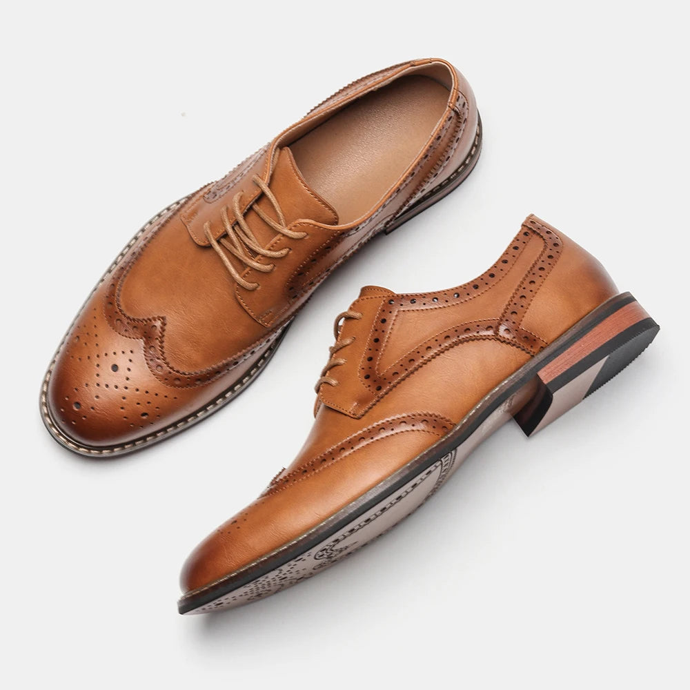 Leather Shoes For Men Business Stylish Gentleman'S Comfortable Formal Shoe