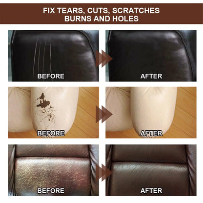 Leather Recoloring Repair 20ml Complementary Gel For Leather Cracks Leather Restoration Paste For Leather Furniture Bags Shoes