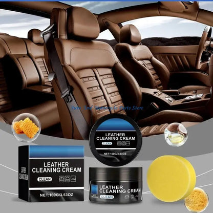 P9FD Natural Ingredients Leather Care Cream Leather Cleaning Cream for Auto Interiors