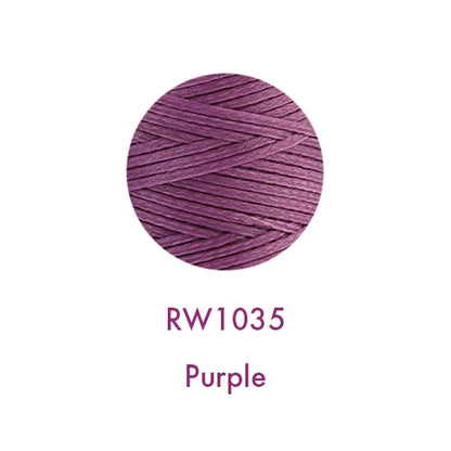 150D 0.8MM Flat Waxed Sewing Thread 260Meters Waxed Thread For Leather Waxed Cord For Leather Craft Hand Stitching Thread