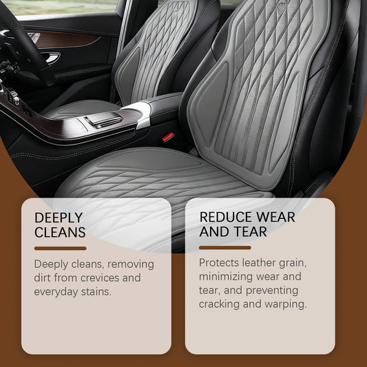 Leather Cleaner - A Universal Cleaner for Stain Removal, Refurbishing and Maintenance, Suitable for Sofas and Car Seats