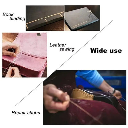 150D Leather Sewing Thread 0.8mm Thickness Walking Horse Wax Line Strong Durable Hand Stitching Thread Bookbinding
