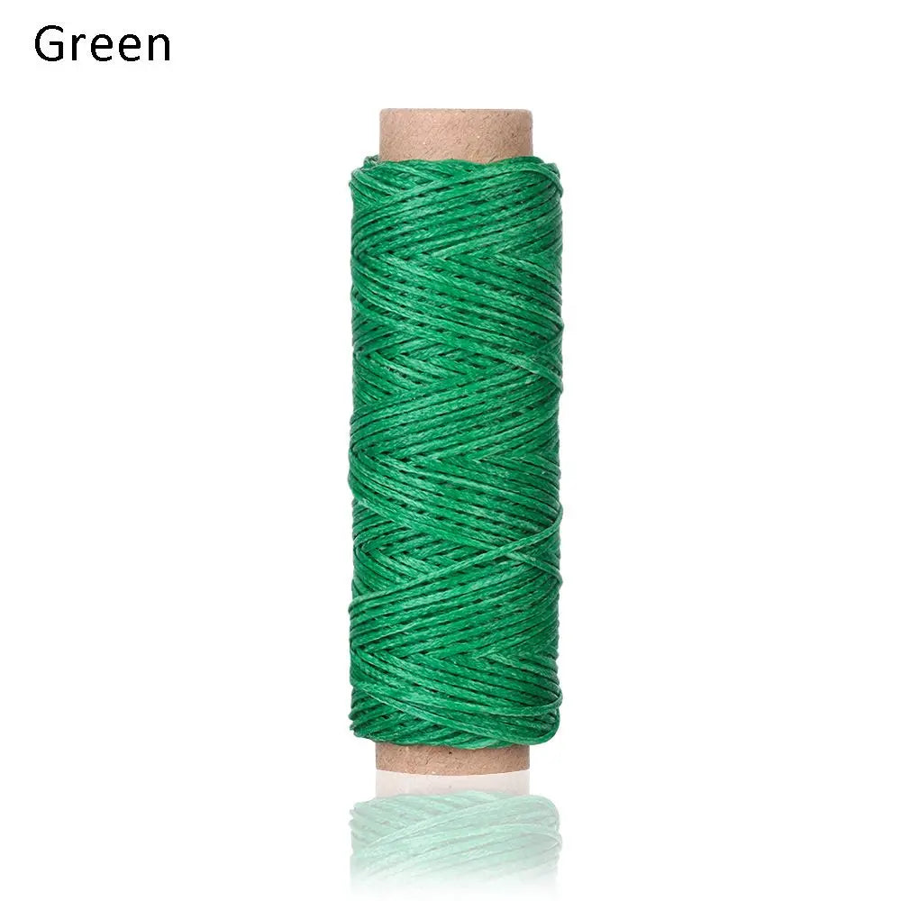 30m/roll Waxed Thread Cotton Cord String Strap Hand Stitching Thread for Leather Handicraft Tool Material Accessories