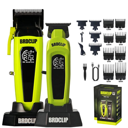 BRD 106 107 609 BRDCLIP Professional Electric Hair Clipper Hair Trimmer DLC Blade with Base 7500RPM 8000RPM 7000RPM Barber Set