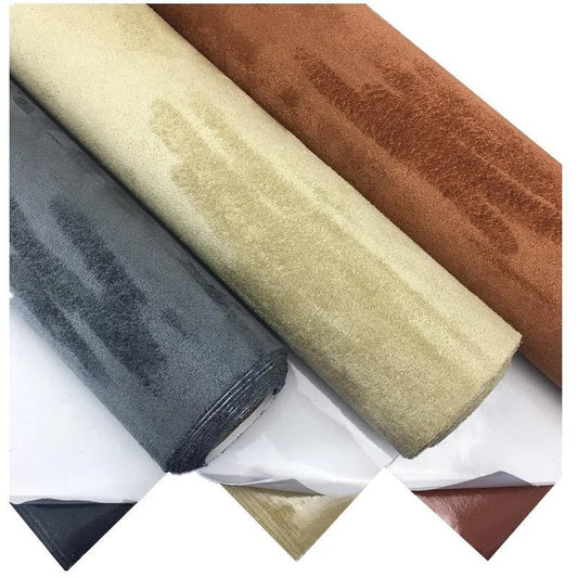 Multi Color Black Self Adhesive Suede Fabric Sticky Velvet Liner Roll Terciopelo Adhesivo for DIY Sewing Car Interior Door Decor