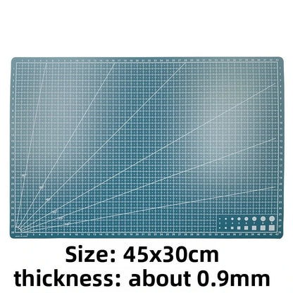 PVC Cutting Mat Workbench Pad for Sewing DIY Leather Craft Knife Engraving Double Sided Non Slip Durable Board