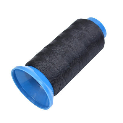 Sewing Thread with 8 Pcs Needles 210D High Strength Polyester Thread for Sewing Wig, Leather, Weaving Hair ,Hand DIY Sewing