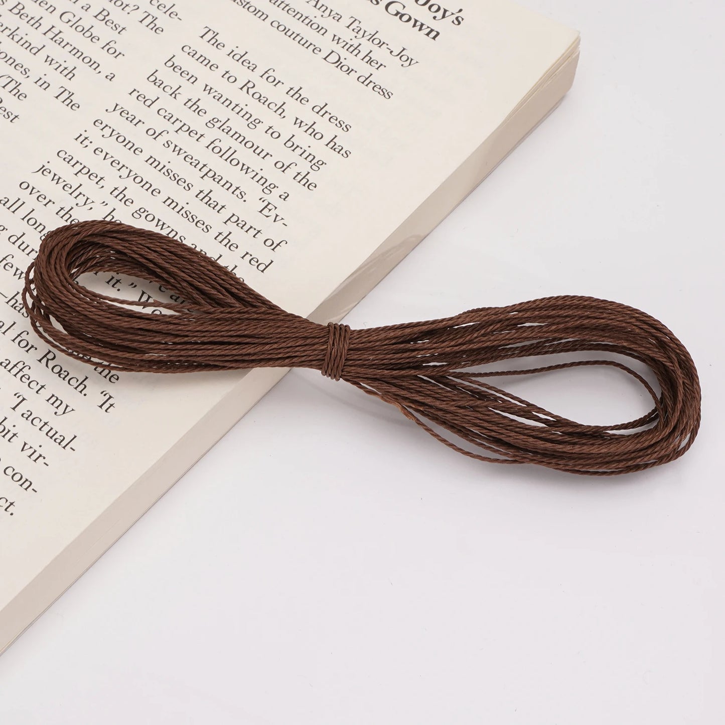 1mm Waxed Thread Polyester Waxed String for Crafts Leather Sewing Jewelry Making DIY Tools High Strength Waterproof Waxed Cord