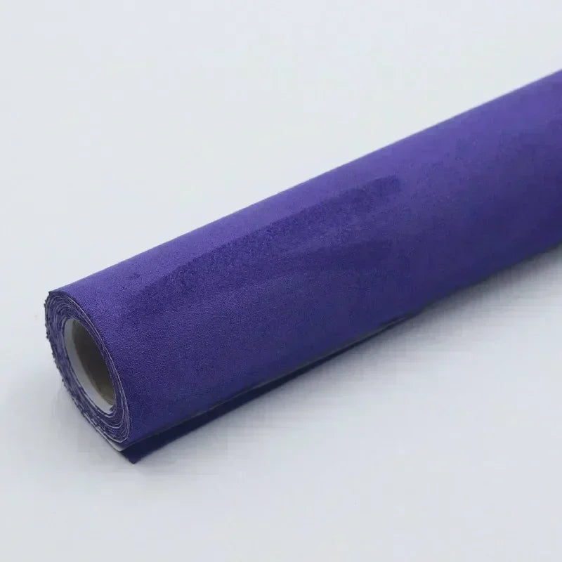 Suede Fabric Window Film Self-adhesive Synthetic Leather Stretchable Interior Film Suitable for Automotive and Home Decorate