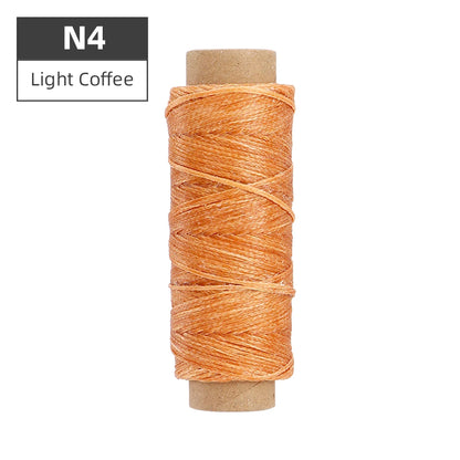 1pcs Leather Waxed Thread, Durable Leather Sewing Thread For Hand Stitching Leather Craft DIY, Leather Shoe Repairing Thread