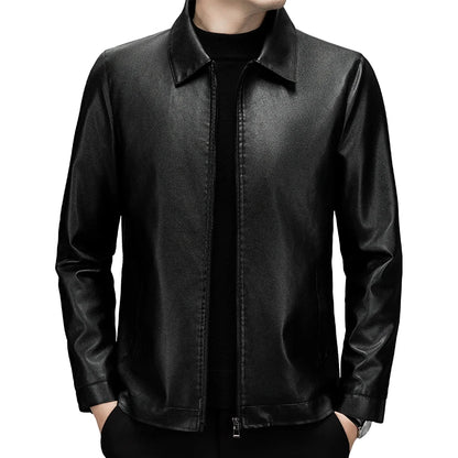 autumn and winter Men's casual leather jackets trendy men's jackets thin leather jackets youth Korean jackets casaco masculino