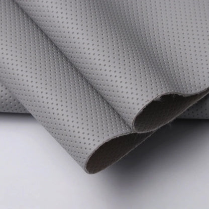 Perforated Leather Fabric Breathable Hole Punch Synthetic Leather Material for Furniture Sofa Car Seat Upholstery DIY Craft