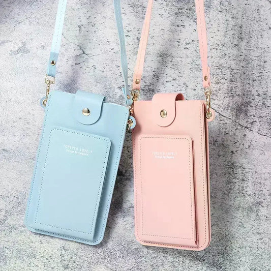 Women Bags Soft Leather Wallets Touch Screen Cell Phone Purse Crossbody Shoulder Strap Handbag For Female Cheap Women's Bags
