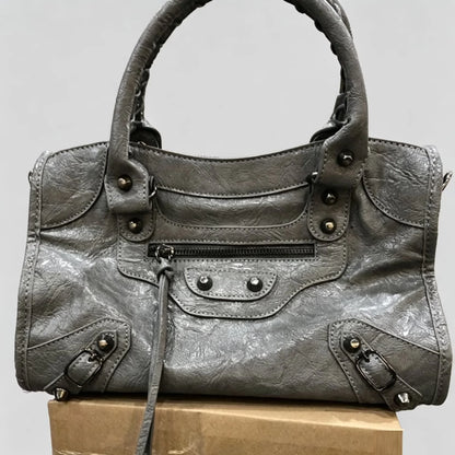 Handbags For Women 2026 New High Capacity Shoulder Bags Motorcycle Lady Travel Bag Luxury Brand Hobos Bags Cross-body Handbags