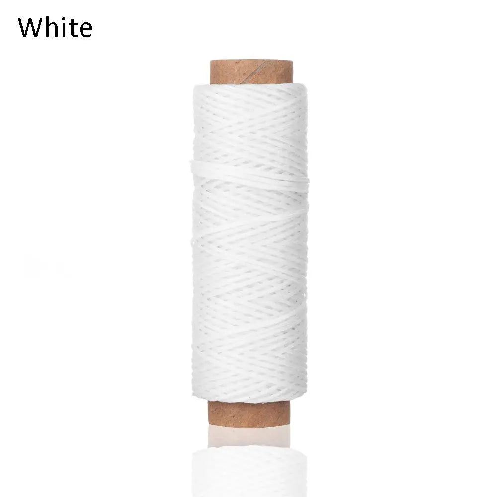 30m/roll Waxed Thread Cotton Cord String Strap Hand Stitching Thread for Leather Handicraft Tool Material Accessories
