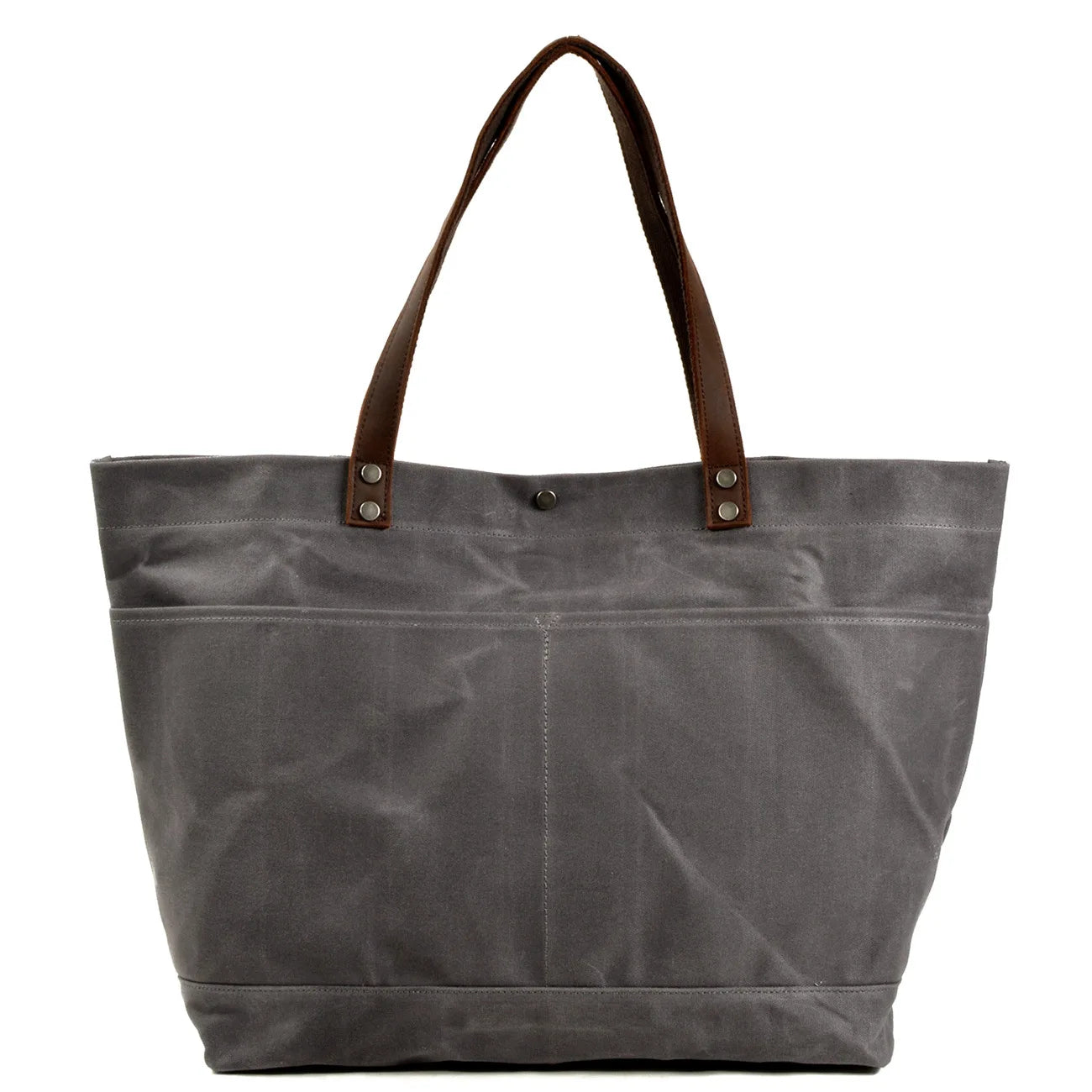 Retro Canvas Leather Men's Shoulder Bag Large Capacity Tote Bag Laptop Bag Artistic Style Casual Single Shoulder Handbag