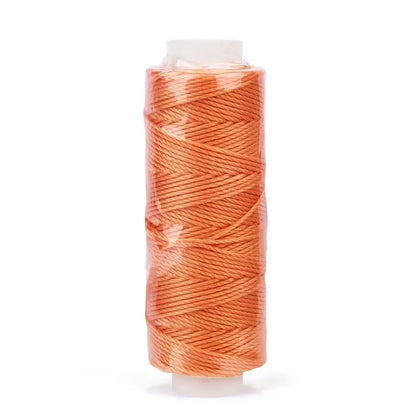 0.65mm Leather Waxed Thread Cord Polyester Coated Sewing Thread DIY Handmade Leather Stitching Rope Bracelets Jewelry 25M