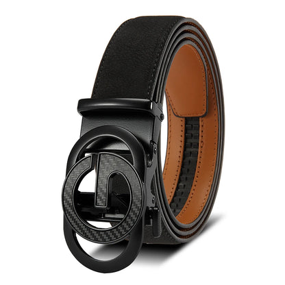 Men Leather Belt Automatic Buckle High Quality Male Leather Strap Luxury Jeans for Men Men Accessori