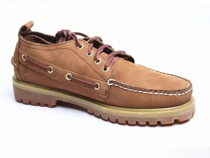 Genuine Leather Men's Casual Fashion Boat Shoes Moccasin England Platform Luxury Lace up Male Loafers Driving Shoes Low Heel