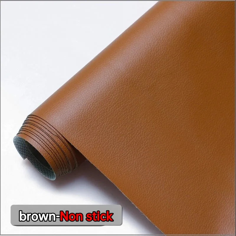 Non-stick Leather Fabric for Sofa Sewing Faux Leather Fabric Synthetic Material Arts Leathercraft DIY Large Size 1.6 Meters Wide