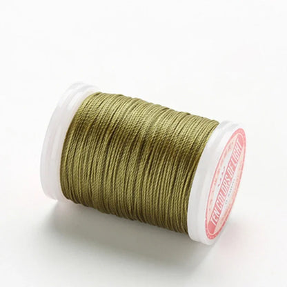 Waxed Thread For Leather DIY Accessories Leather Craft Sewing Thread Round Waxed Thread Polyester Cord Wax Coated Strings