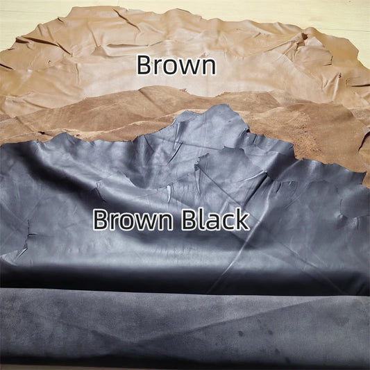 0.7mm Brown Sheepskin.First Layer Leather.Real Leather Fabric.Handmade DIY For Leather Clothing.Leather Skirt.Whole Sheepskin