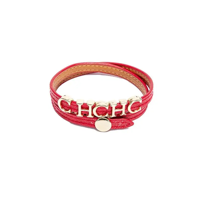 High Quality Leather Bracelet 2026 Fashion Minimalist Design Multi Color Optional Luggage Accessories
