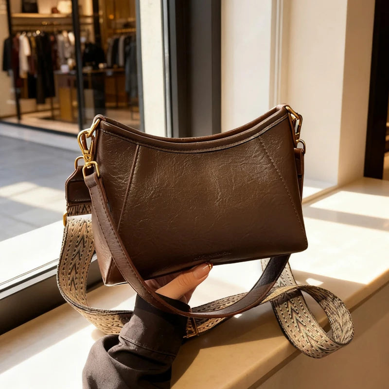 Leather  Bag for Women High Quality Versatile Shoulder Bag & Crossbody Wallet Purse Chic & Compact Everyday Carry 2026