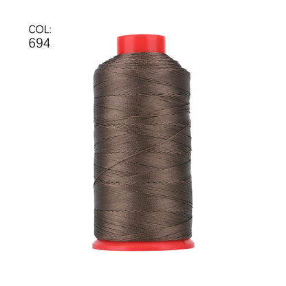 TEX 135 Nylon Bonded Thread 0.4MM Heavy Duty Fabric Sewing Leather Upholstery Shoes Canvas Sewing Stitch 420D/3 750 Yards Cone