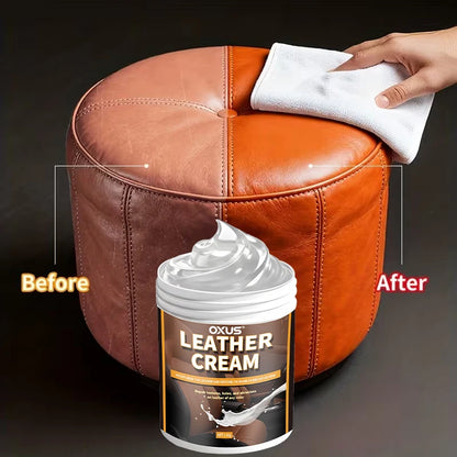 Leather Care Cream -150g Refurbishment Gloss for Sofas, Jackets, Shoes, and Accessories to Enhance Gloss, Prevent Agin